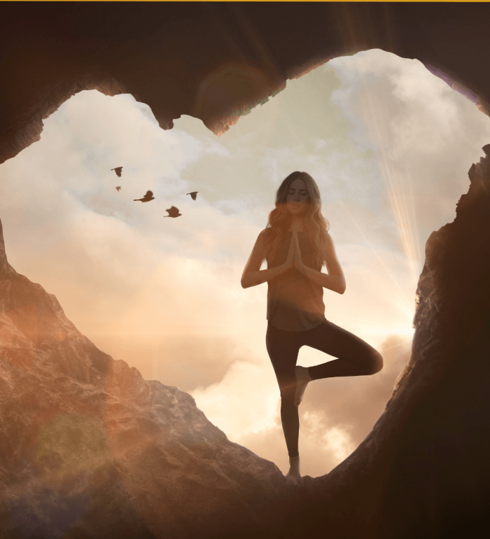 Childrens Yoga Engadine | The Yoga Journey Lady in tree pose Childrens Yoga Engadine | The Yoga Journey Lady in tree pose